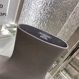 Balenciaga Burgundy Knee-High Boots - Sole Detail View