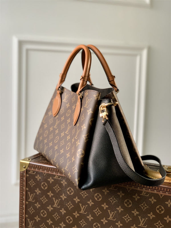  clean-lined top-handle bag detail view showing craftsmanship 8