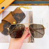 Front view of Louis Vuitton unisex sunglasses