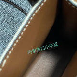 Polished Vegan Leather Handbag - Signature Hardware Accents | Women's Everyday Carry Handbag #1127 - product detail shot (image 10) of designer-inspired handbag