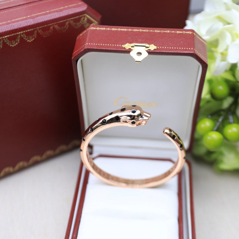 Side view of Cartier unisex jewelry piece