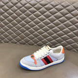 Gucci muted earth tones luxury sneakers view 6 heritage-inspired look