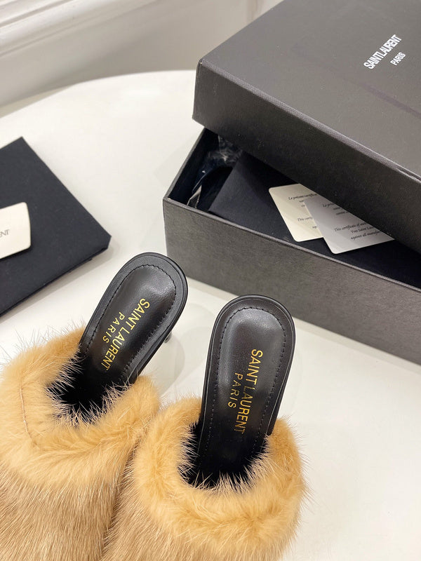 Saint Laurent shoes front view designer style