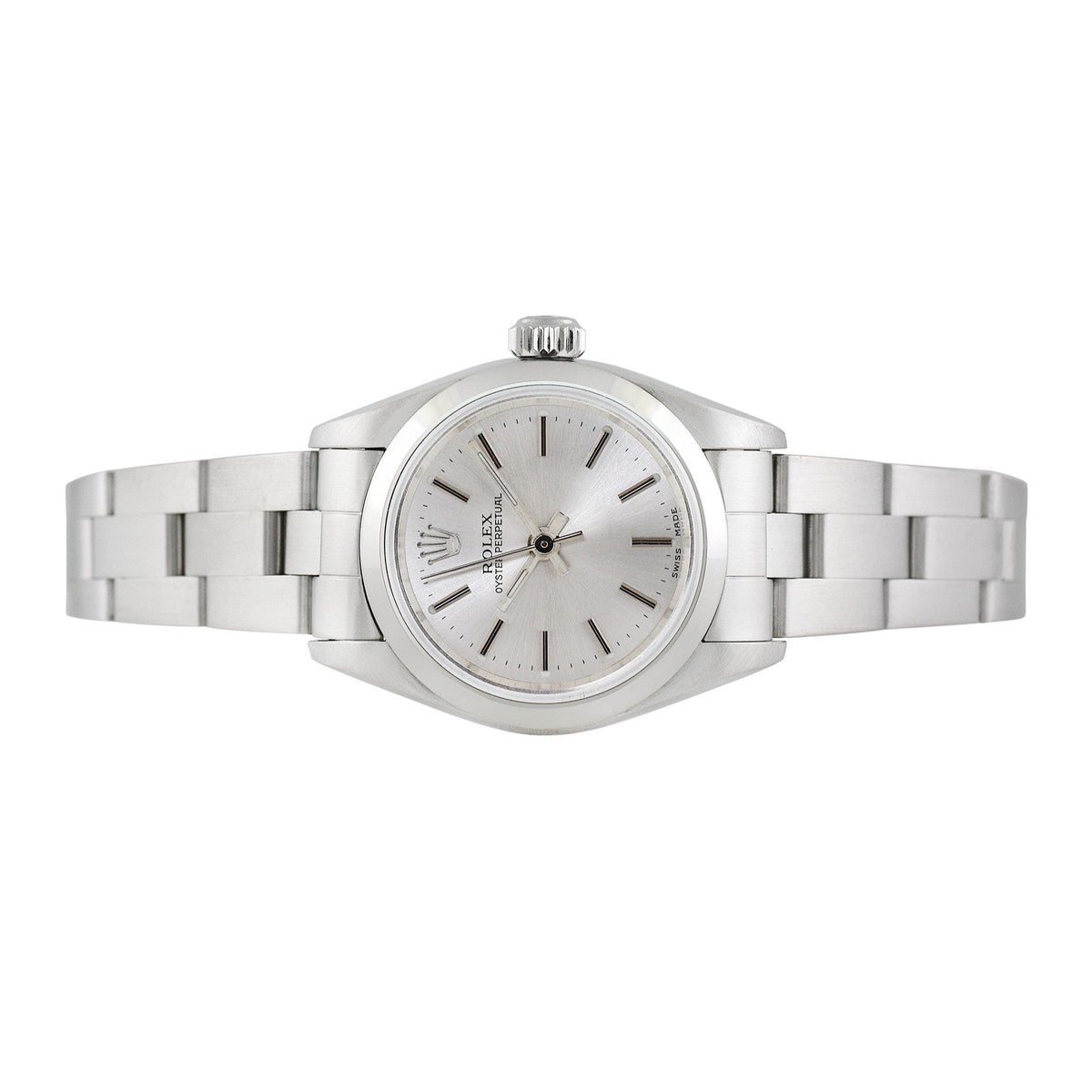 Front view of Rolex women's watch