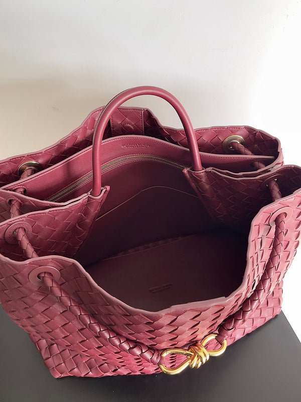 Contemporary Vegan Leather Handbag - Smooth Faux-Leather Exterior | Women's Designer-Inspired Purse #1596 - alternate angle view (image 8) of designer-inspired handbag