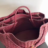 Contemporary Vegan Leather Handbag - Smooth Faux-Leather Exterior | Women's Designer-Inspired Purse #1596 - alternate angle view (image 8) of designer-inspired handbag