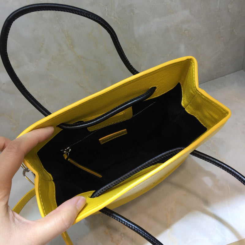 Sophisticated Faux Leather Handbag - Modern Structured Build | Women's Fashion Handbag #927 - styled full view (image 7) of designer-inspired handbag