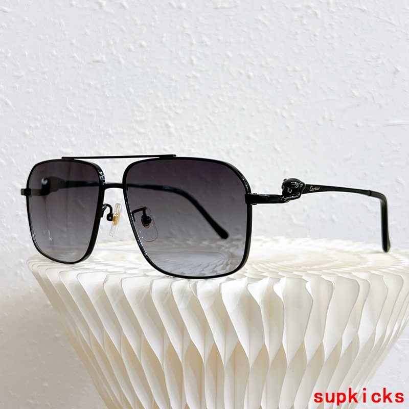 Angled view of Cartier unisex sunglasses