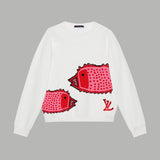 Back view of Louis Vuitton luxury clothing with contemporary cut