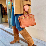 Interior view of elegant premium bag