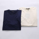 Front view of Louis Vuitton cotton t-shirt with monogram-inspired silhouette