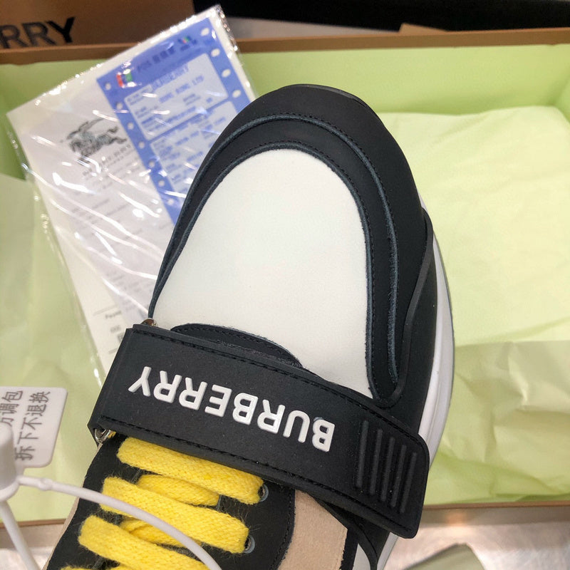 Burberry Grey Chelsea Boots - Back View