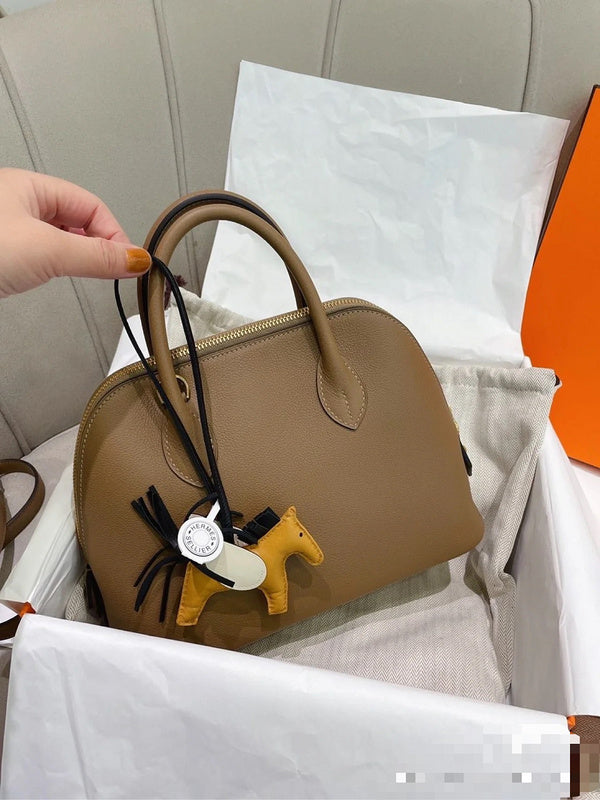 Statement bag shown from front angle