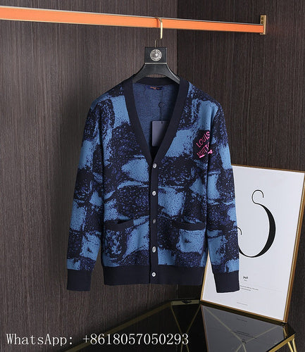 Front view of Louis Vuitton luxury clothing with runway-inspired design