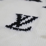 Full styled look of Louis Vuitton luxury clothing with logo-detail design