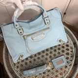 Front view of statement chic women's handbag – women's statement bag