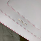 Structured Faux Leather Handbag - Polished Finish | Women's Premium Handbag #1714 - hardware and detail close-up (image 5) of designer-inspired handbag