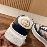 Gucci sneakers detailed view showing premium designer craftsmanship