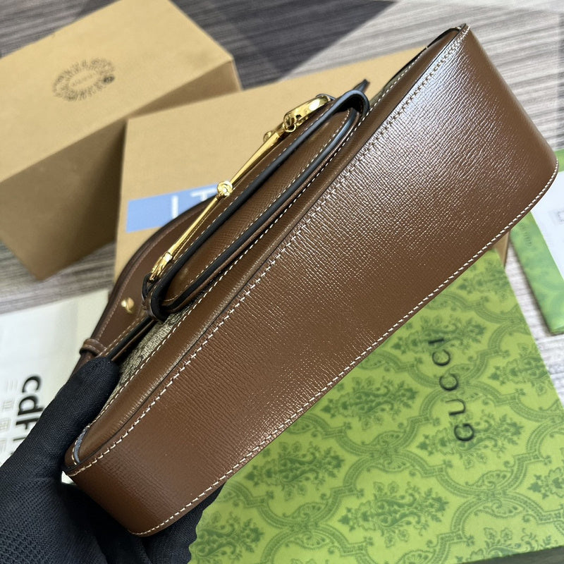 Back view of structured polished women's handbag – women's designer-style accessory