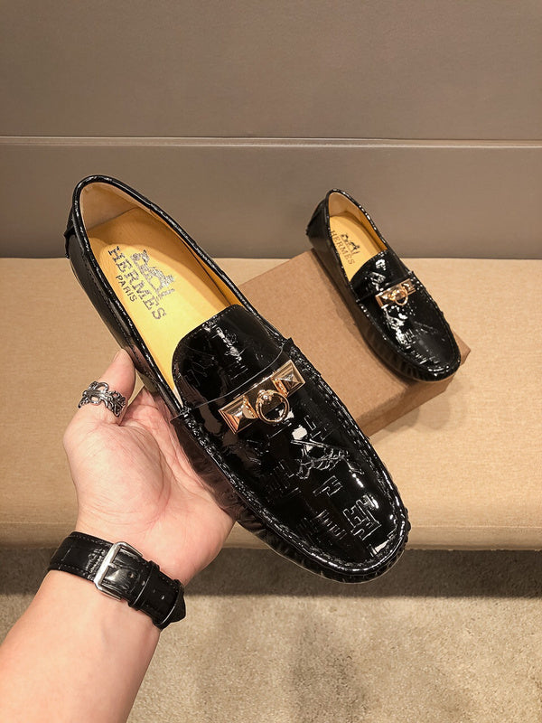 Hermes shoes Style 222 - back heel detail