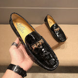 Hermès Camel Loafer Flats - Heel Detail View