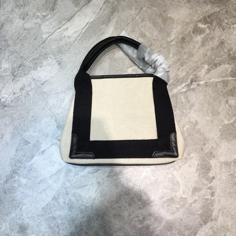 Statement Premium PU Leather Handbag - Sleek Minimalist Lines | Women's Fashion Handbag #769 - back view (image 4) of designer-inspired handbag
