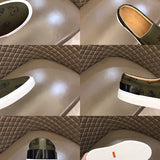 Hermes shoes Style 101 - logo and branding close-up