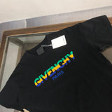 Close-up detail shot of Givenchy luxury clothing with relaxed-fit cut