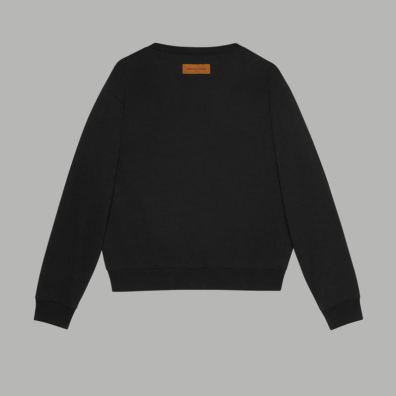 Side profile of Louis Vuitton luxury clothing with everyday silhouette