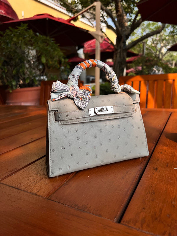 Close-up detail of considered bag design