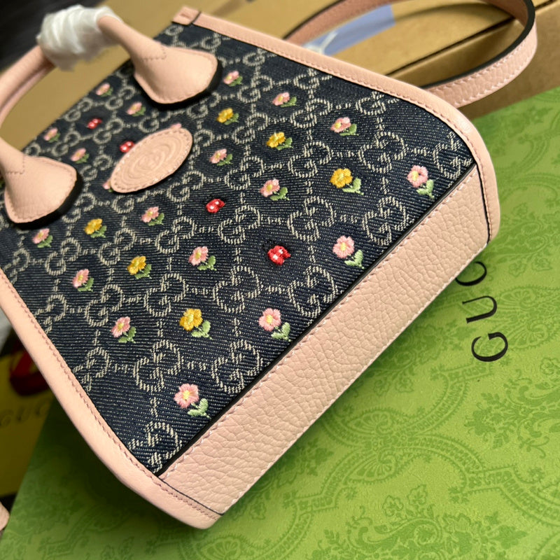 Back view of statement elevated women's handbag – women's designer-style accessory