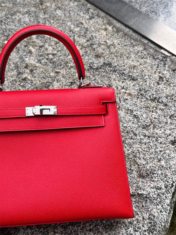 Close-up detail of streamlined bag design