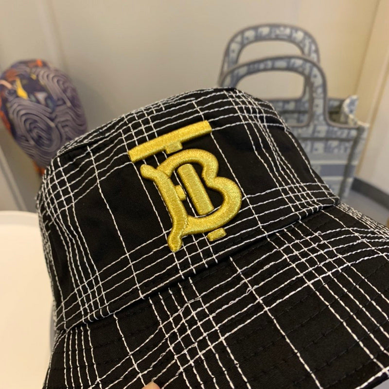 Side view of Burberry unisex cap
