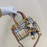 Refined Vegan Leather Handbag - Modern Structured Build | Women's Fashion Handbag #1086 - interior view (image 6) of designer-inspired handbag