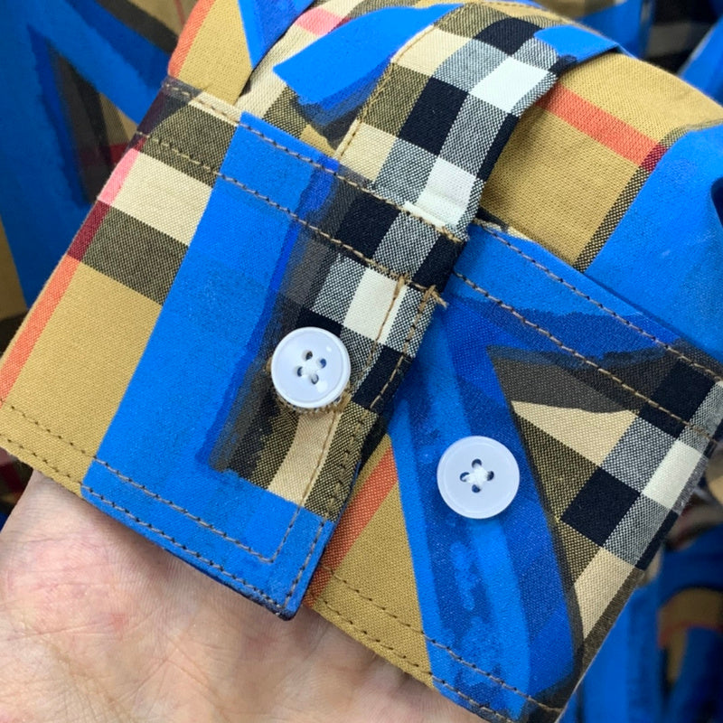 Burberry luxury designer clothing detail shot