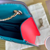 Timeless Faux Leather Handbag - Smooth Faux-Leather Exterior | Women's Premium Handbag #1729 - hardware and detail close-up (image 5) of designer-inspired handbag