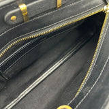Sorantoria elegant leather Handbag top view