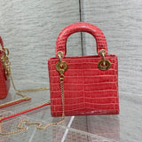 Back view of statement sleek women's handbag – women's luxury handbag