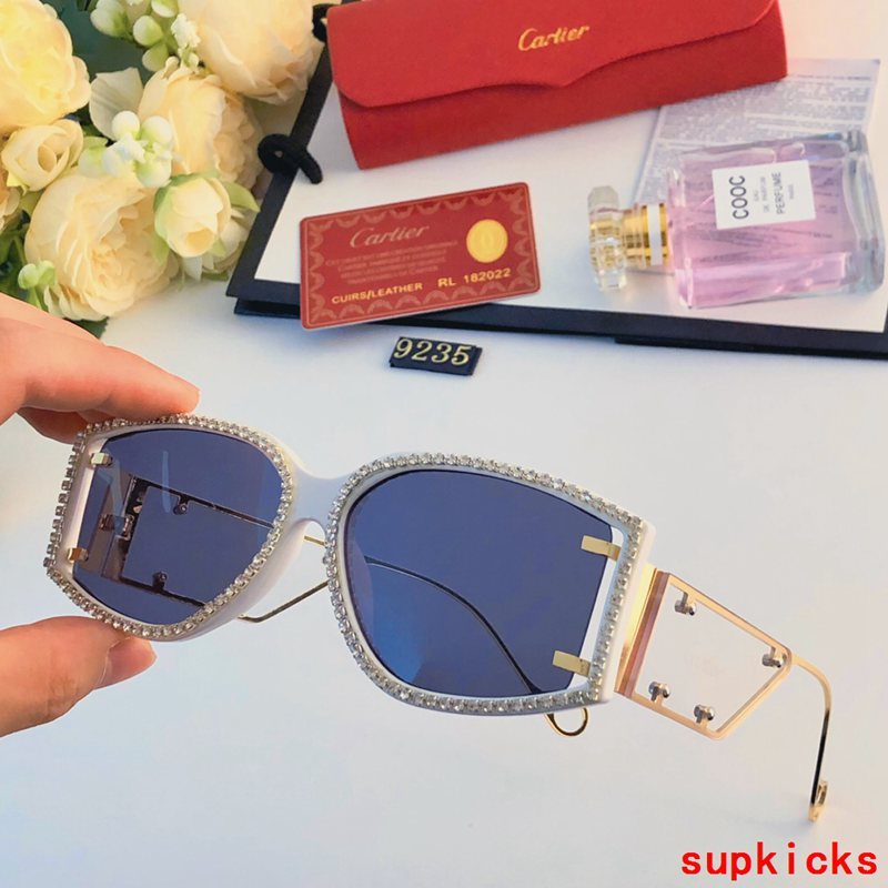 Angled view of Cartier unisex sunglasses