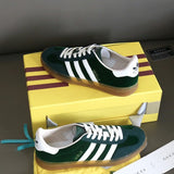 Gucci sneakers detailed view showing premium designer craftsmanship