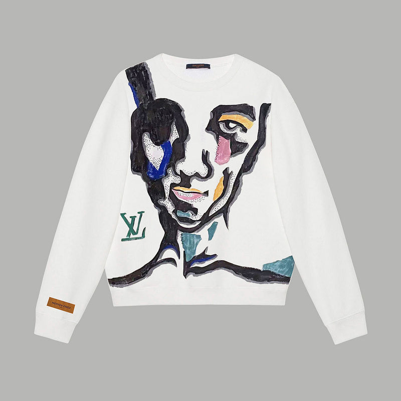 Back view of Louis Vuitton luxury clothing with tailored silhouette