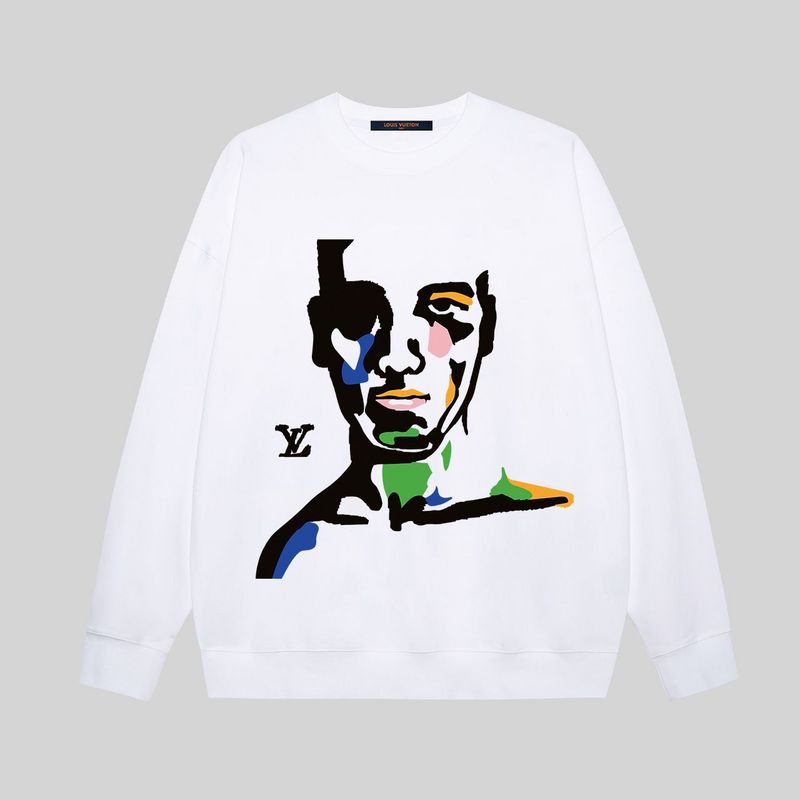 Back view of Louis Vuitton luxury clothing with streetwear-inspired cut