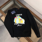 Front view of Louis Vuitton luxury clothing with tailored silhouette