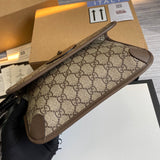 Back view of refined statement women's handbag – women's designer-style accessory