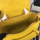 Top view of statement premium women's handbag – women's luxury accessory