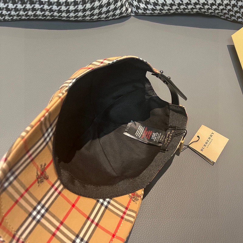 Front view of Burberry unisex cap