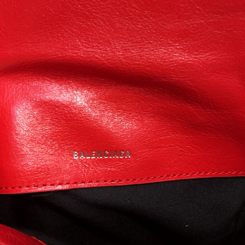 Statement Faux Leather Handbag - Modern Structured Build | Women's Statement Accessory #1061 - texture close-up (image 9) of designer-inspired handbag