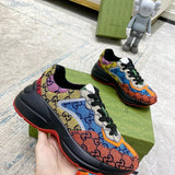 Gucci clean off-white luxury sneakers view 6 chunky sole construction