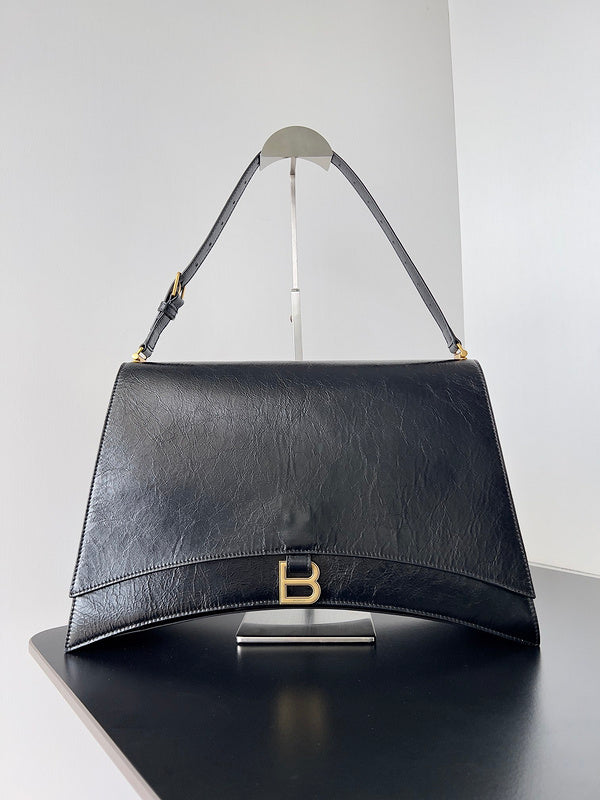 Zivas Charm Polished Finish Fashion Handbag (Contemporary Shape Language) – Full Silhouette