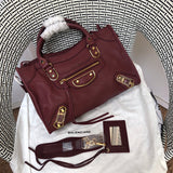 Front view of premium chic women's handbag – women's designer-style accessory
